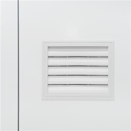 ประตูห้องน้ำ UPVC AZLE GROOVE P2 เกล็ดล่าง 70X200 ซม. สีขาว เจาะลูกบิด_2