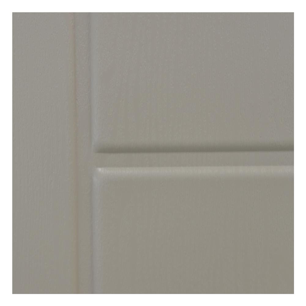 ประตูภายนอก UPVC เจาะลูกบิด AZLE MD-8 80x200 ซม. สีเบจ