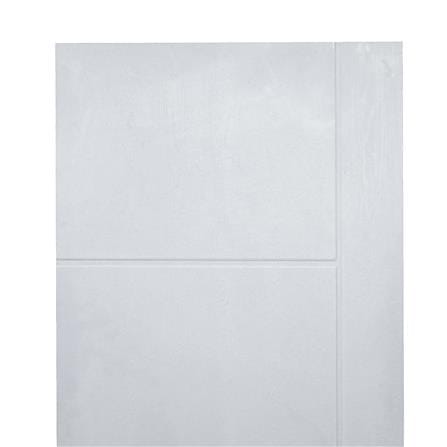 ประตูภายนอก UPVC AZLE MD-8 80X200 ซม. สีเทา เจาะลูกบิด_3
