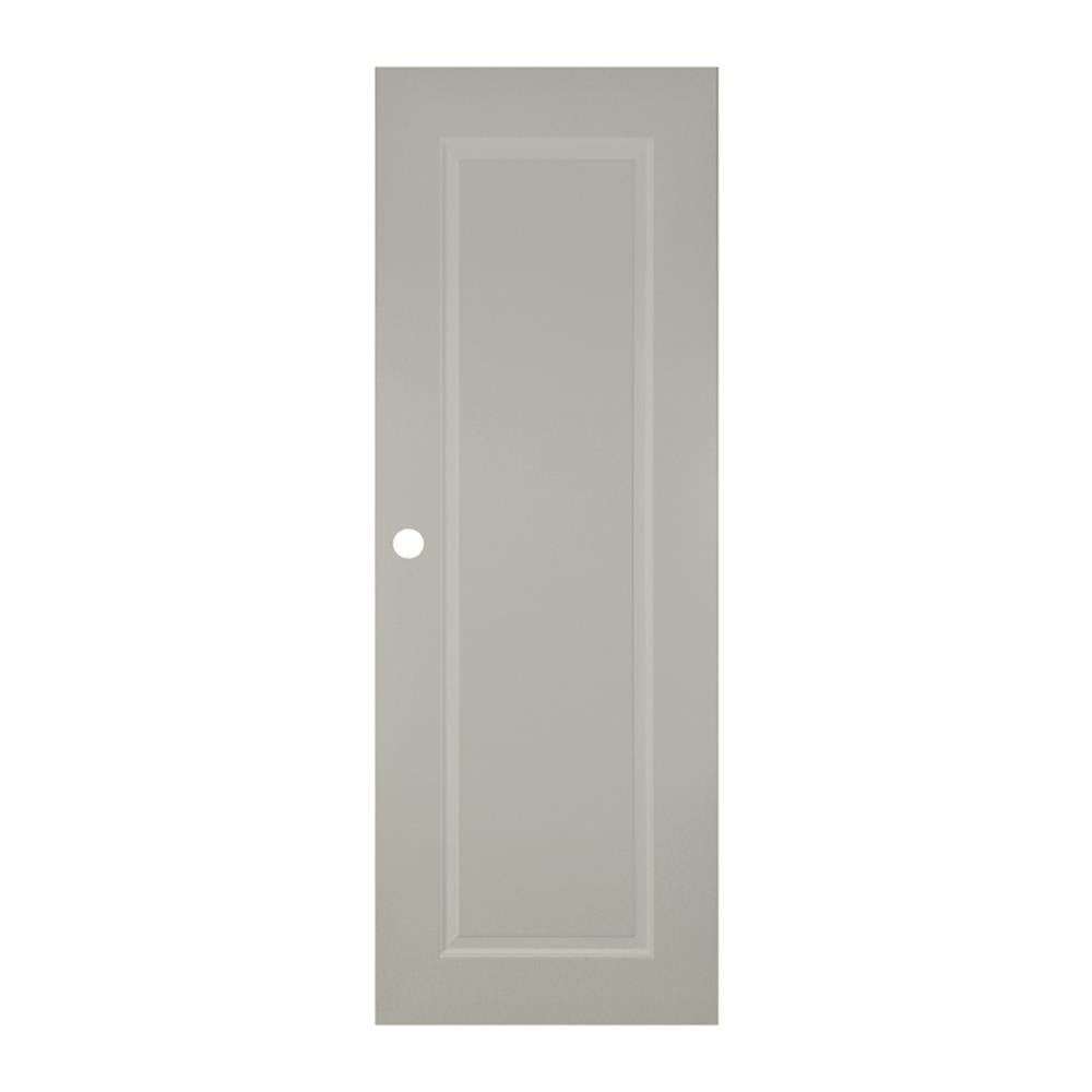 ประตูห้องน้ำ UPVC เจาะลูกบิด AZLE MDI-7 1 ฟัก 70x200 ซม. สีเบจ
