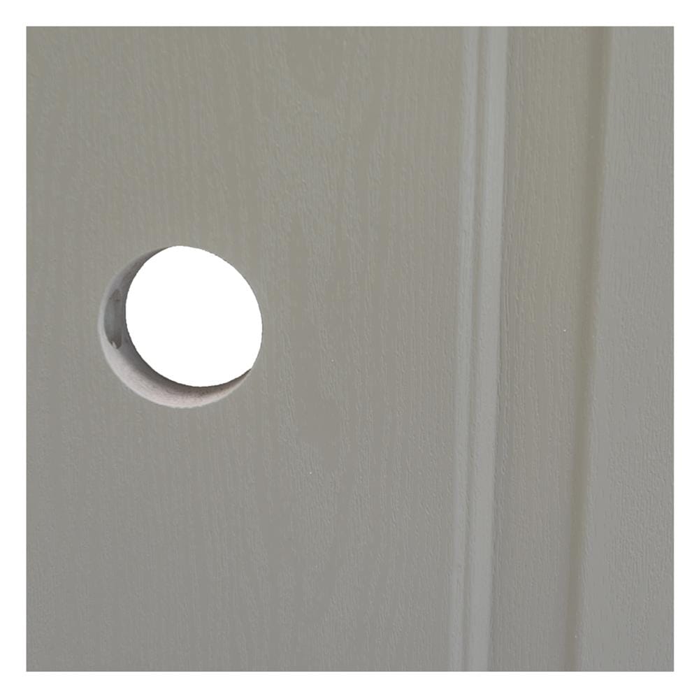 ประตูห้องน้ำ UPVC เจาะลูกบิด AZLE MDI-7 1 ฟัก 70x200 ซม. สีเบจ