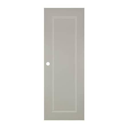 ประตูห้องน้ำ UPVC เจาะลูกบิด AZLE MDI-7 1 ฟัก 70x200 ซม. สีเบจ