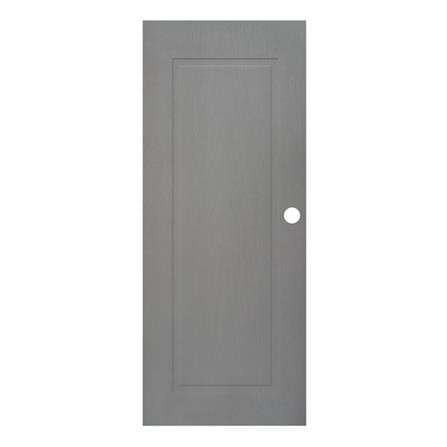 ประตูภายใน UPVC AZLE MDI-7 1 ฟัก 80X200 ซม. สีเทา เจาะลูกบิด