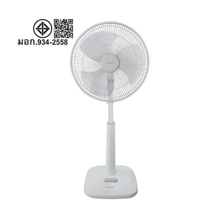 พัดลมสไลด์ 16 นิ้ว SHARP PJ-SL165GY สีเทาอ่อน_4