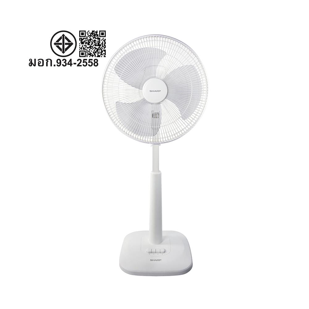 พัดลมสไลด์ 16 นิ้ว SHARP PJ-SL165SN สีขาว