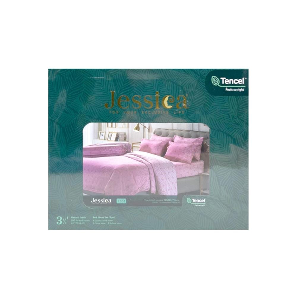 ชุดผ้าปูที่นอน 3.5 ฟุต 3 ชิ้น JESSICA TENCEL 20166-T861