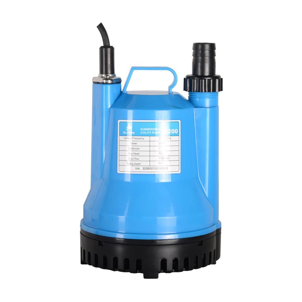 ปั๊มจุ่มน้ำสะอาด MR.PUMP MM-WP-Q200 200 วัตต์