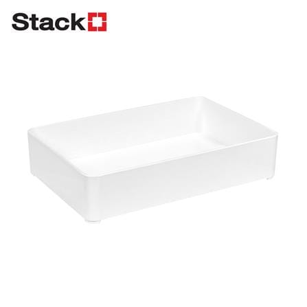 ถาดใส่ของ STACKO ST-301 SIZE L 15.20x22.80x5.20 ซม. สีขาว_1