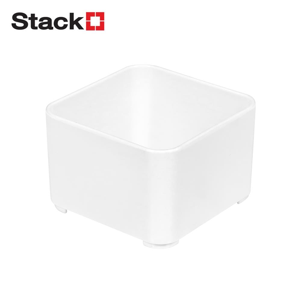 ถาดใส่ของ STACKO ST-301 SIZE S 7.40x7.40x5.20 ซม. สีขาว