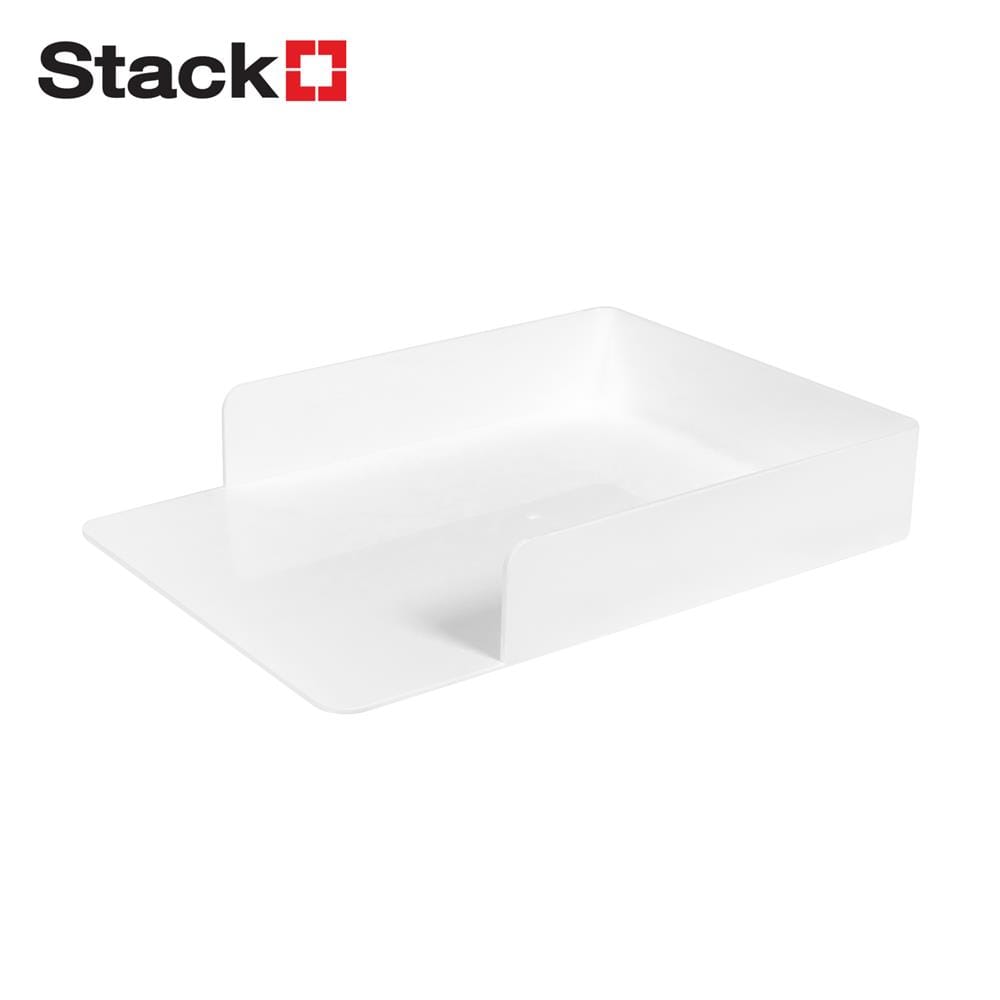 ถาดเอกสาร A4 STACKO 23x3.30x5.5 ซม. สีขาว