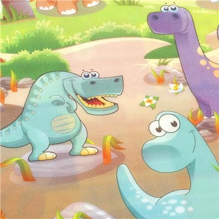 แผ่นอเนกประสงค์ ME LIVING DINO 177X196 ซม. หลากสี_1