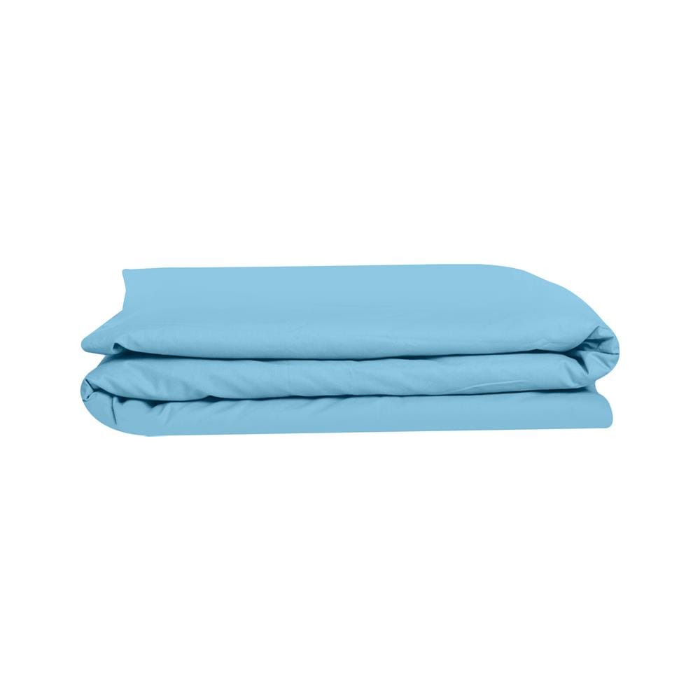 ผ้าปูที่นอน 9.5 ฟุต BED CLIP MICROTEX สี BLUE