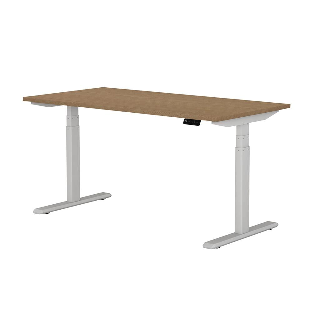 โต๊ะปรับระดับไฟฟ้า WORKSCAPE WDH-00010 สีคาปูชิโน่/ขาว