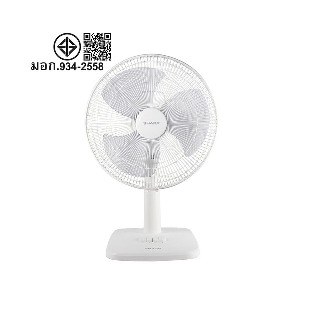 พัดลมตั้งโต๊ะ 16 นิ้ว SHARP PJ-TA165SN สีขาว