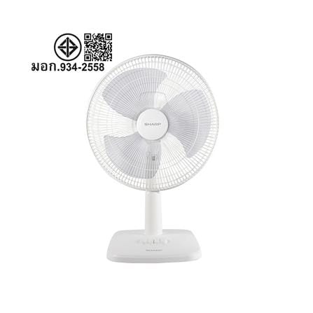 พัดลมตั้งโต๊ะ 16 นิ้ว SHARP PJ-TA165SN สีขาว_4