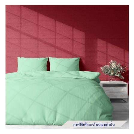 ชุดผ้าปูที่นอน 10 ฟุต 3 ชิ้น BED CLIP MICROTEX สี GREEN_0