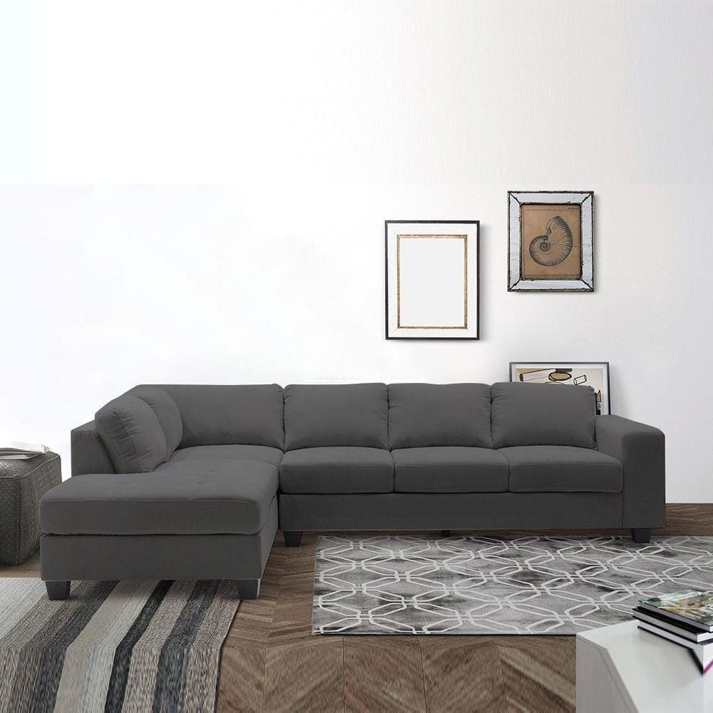 โซฟาเข้ามุมซ้าย KONCEPT LOLA 19174875 สีเทา