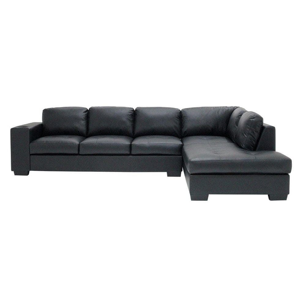 โซฟาเข้ามุมขวา KONCEPT TIMMER 19215615 สีดำ