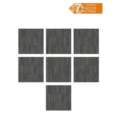 กระเบื้องพื้นพอร์ซเลน  16x16 นิ้ว COTTO เมทริกซ์ กราไฟต์ เทา PM 0.96 ตร.ม._1