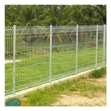 รั้วลวดเหล็กสำเร็จรูปชุบกัลวาไนซ์ EURO FENCE 6 มม. 1.5 x 2.4 ม._2