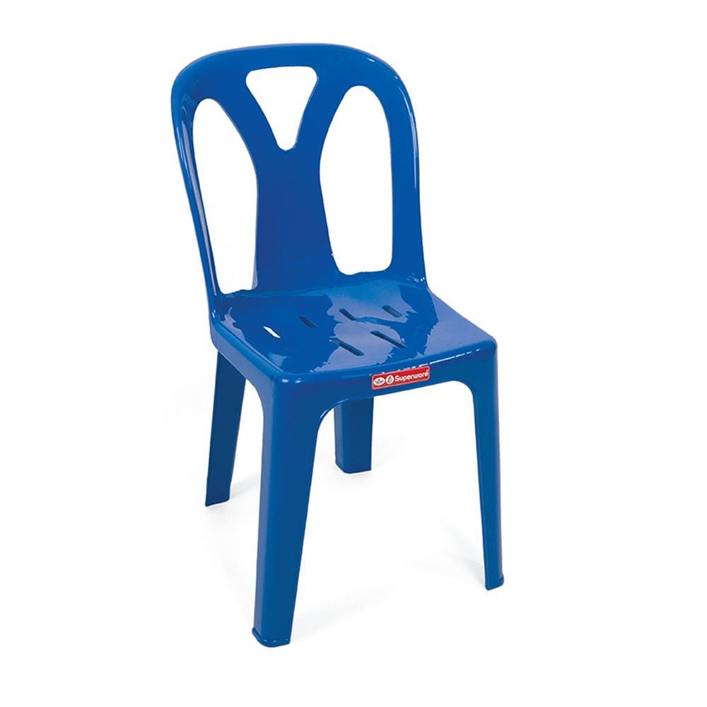 เก้าอี้พลาสติก SUPERWARE CH-58 สีน้ำเงิน