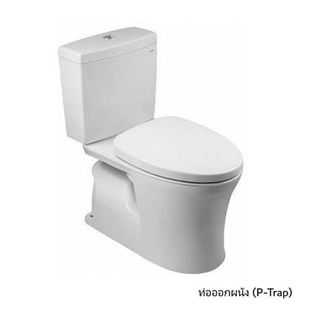 สุขภัณฑ์ 2 ชิ้น TOTO CST230P 3/4.8 ลิตร สีขาว_0