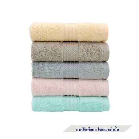 ผ้าขนหนู SANTAS AERTEX GLISTEN 27X54 นิ้ว สี EDEN_2