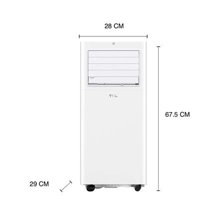 แอร์เคลื่อนที่ TCL TAC-09CPA 9000 บีทียู_5