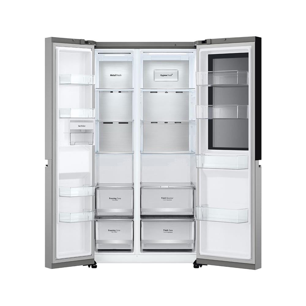 ตู้เย็น SIDE BY SIDE LG GC-V257SFZW.APYPLMT 23.1 คิว สีเทา