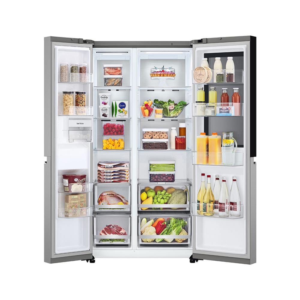 ตู้เย็น SIDE BY SIDE LG GC-V257SFZW.APYPLMT 23.1 คิว สีเทา