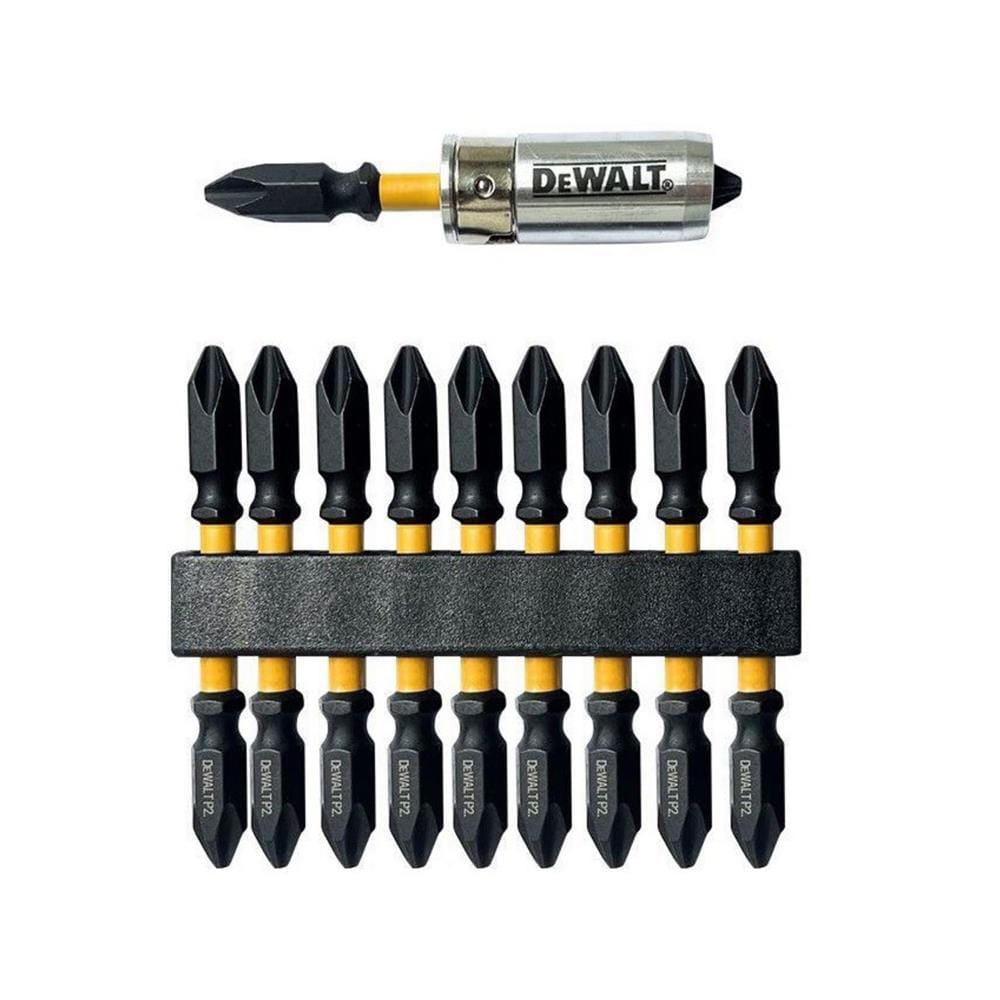 ชุดดอกไขควงพร้อมหัวแม่เหล็ก DEWALT DWA2SD65 10 ชิ้น