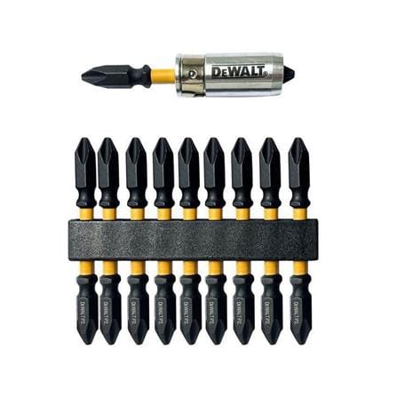 ชุดดอกไขควงพร้อมหัวแม่เหล็ก DEWALT DWA2SD65 10 ชิ้น