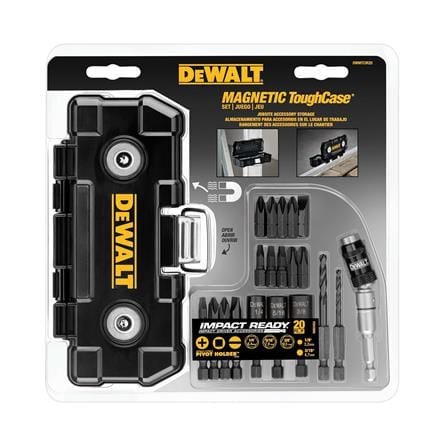 ชุดดอกไขควงและกล่องแม่เหล็ก DEWALT DWMTCIR20 MAGNETIC TOUGH CASE 20 ชิ้น_2