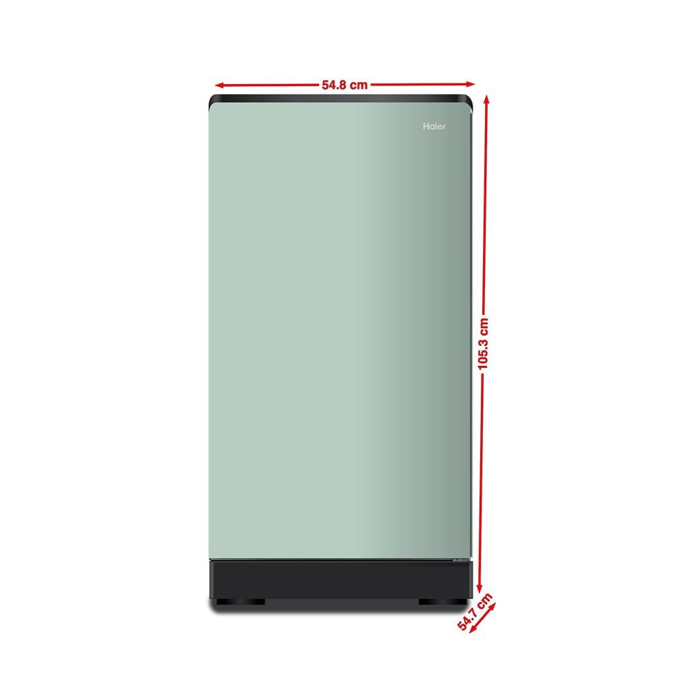 ตู้เย็น 1 ประตู HAIER HR-SD159F HPG 5.3 คิว สีเขียว