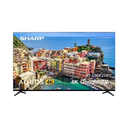 ทีวีแอลอีดี 55 นิ้ว SHARP (4K, LED, GOOGLE TV) 4T-C55FJ1X