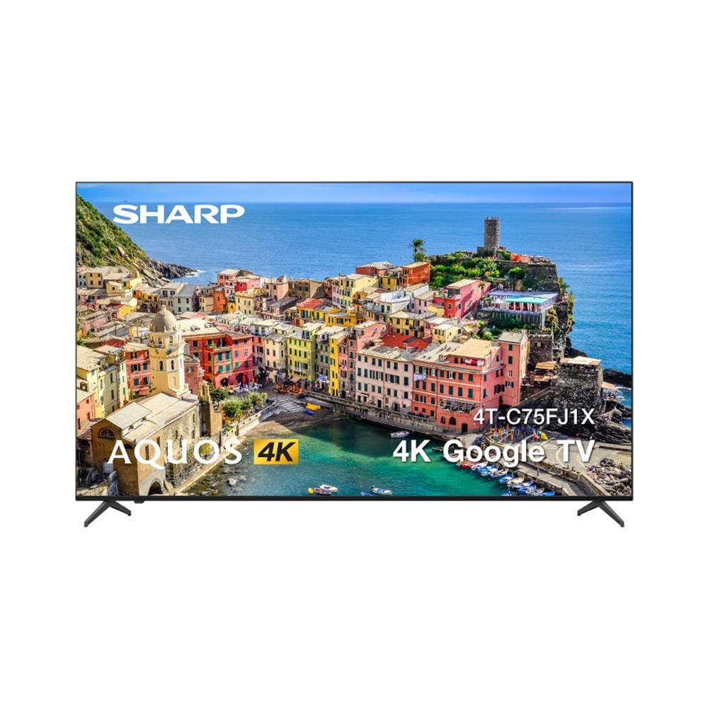 ทีวีแอลอีดี 75 นิ้ว SHARP (4K, LED, GOOGLE TV) 4T-C75FJ1X