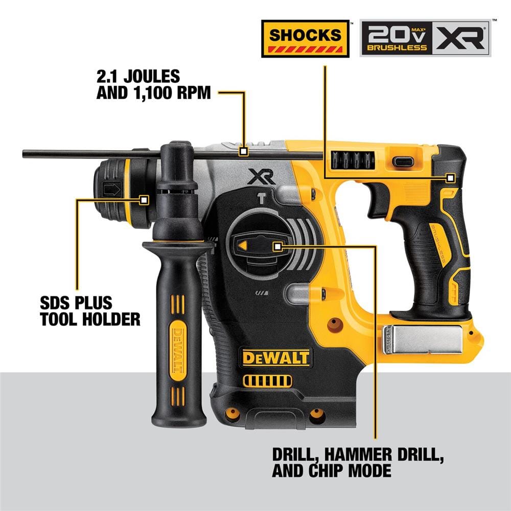 สว่านโรตารี่ไร้สาย (เฉพาะตัวเครื่อง) DEWALT DCH273B 20 โวลต์
