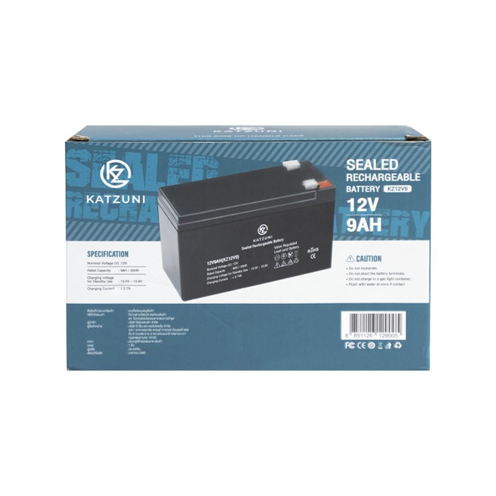 แบตเตอรี่แห้ง KATZUNI 12V9AH (KZ12V9)