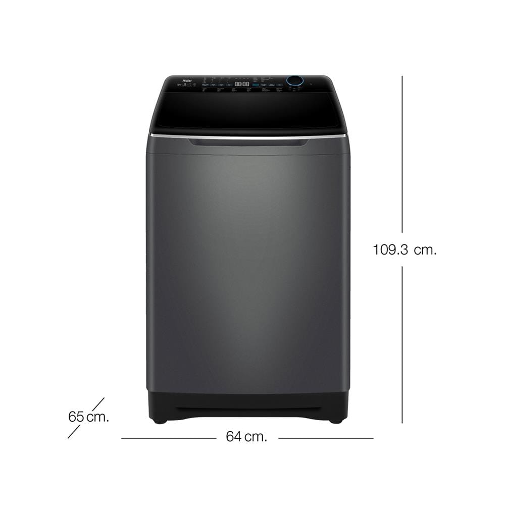 เครื่องซักผ้าฝาบน HAIER HWM180-B2178S8 18 กก. อินเวอร์เตอร์ สีเทาเข้ม