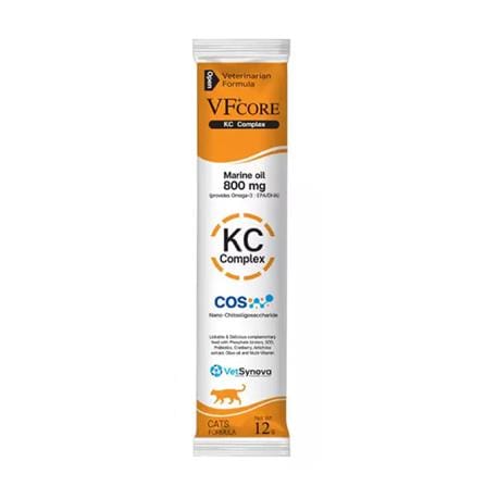 ขนมแมวเลียเสริมวิตามิน VF+CORE KC TUNA WITH SALMON 12 ก._0