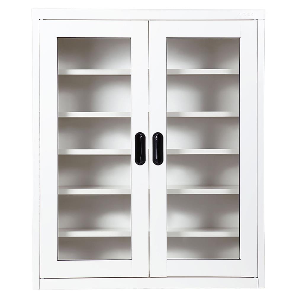 ตู้เหล็กวางรองเท้า KIOSK MAX-033 สีขาว