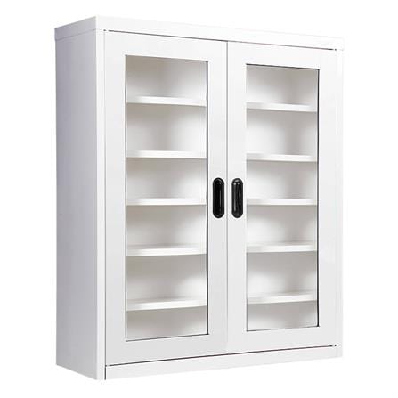 ตู้เหล็กวางรองเท้า KIOSK MAX-033 สีขาว_1