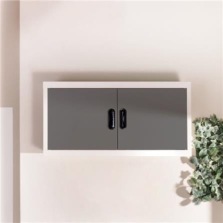 ตู้เหล็กบานเปิดทึบ KIOSK MAX-011 สีเทา_3
