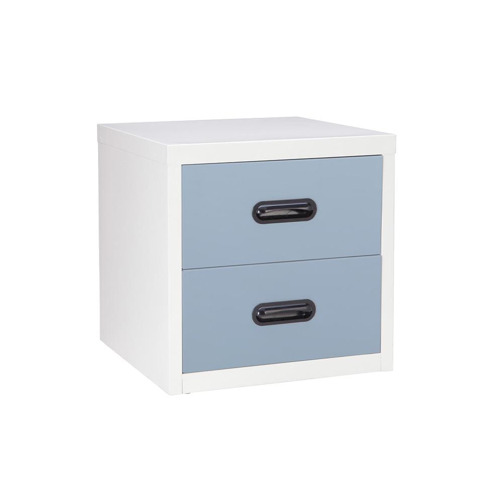 ตู้ลิ้นชักเหล็ก 2 ลิ้นชัก KIOSK UNI-4 สีเทาอ่อน