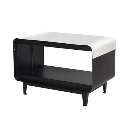 โต๊ะกลางพร้อมเคส KIOSK PT-60C 60 ซม. สีดำ/ขาว_0