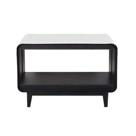 โต๊ะกลางพร้อมเคส KIOSK PT-60C 60 ซม. สีดำ/ขาว_1