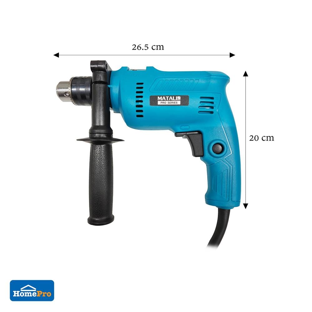 สว่านกระแทก MATALL PRO T-80B 13 มม. 500 วัตต์