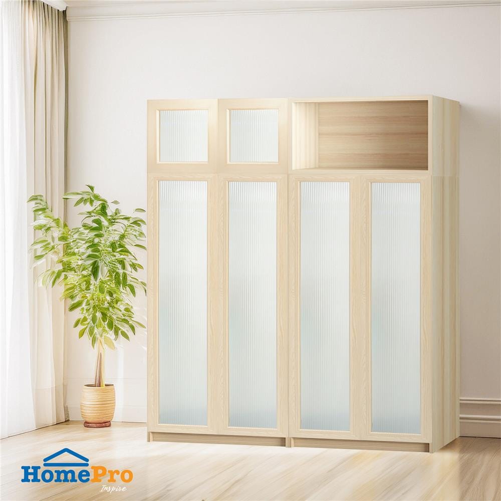 ตู้ต่อบนตู้เก็บของ FURDINI KEEPER 80X60 ซม. สี PINE OAK