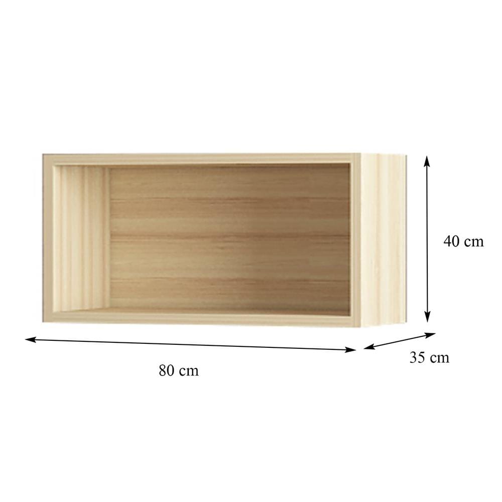 ตู้ต่อบนตู้เก็บของ FURDINI KEEPER 80X35 ซม. สี PINE OAK