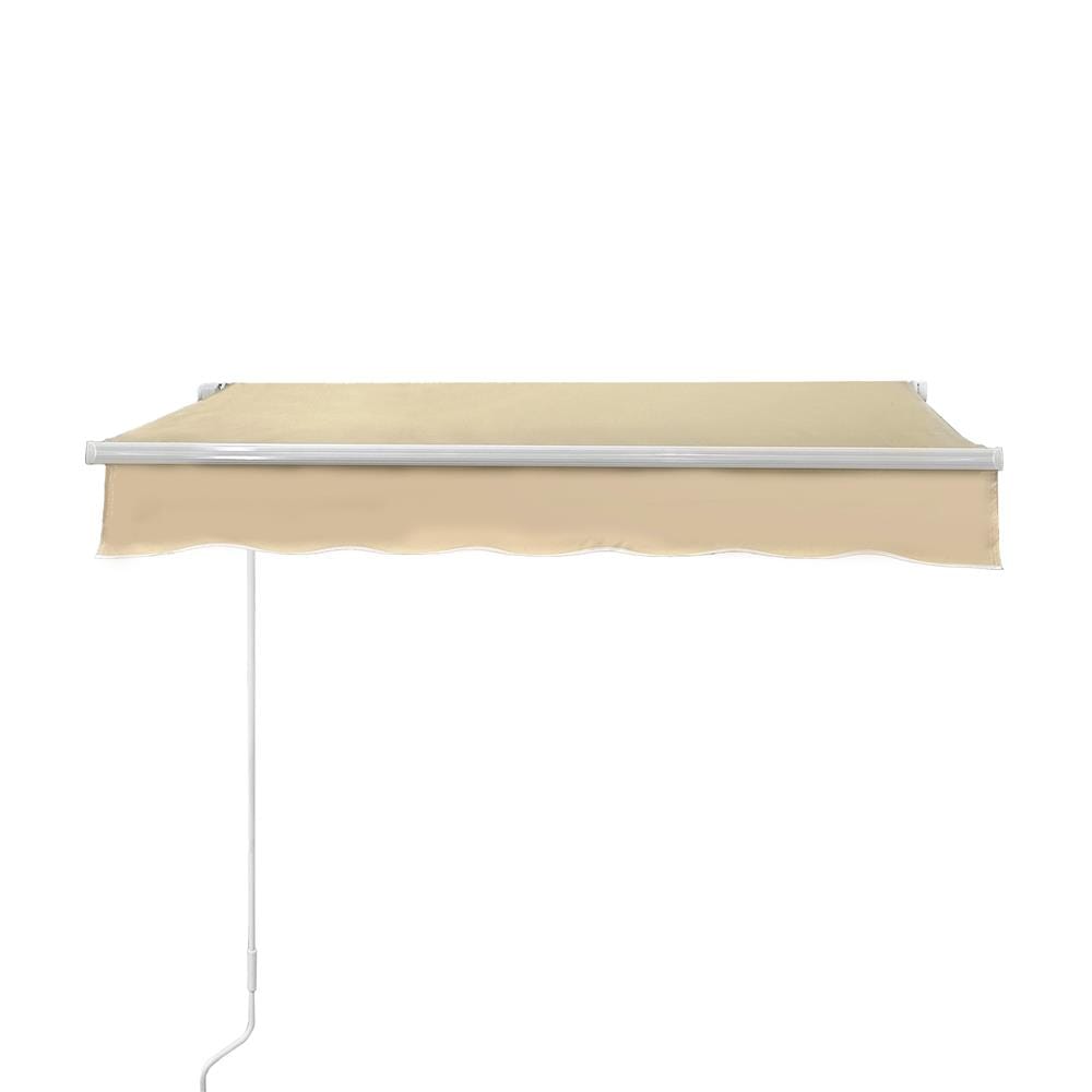 กันสาดผ้าพับได้ SUNSHIELD 200x150 ซม. สีเบจ